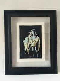 Caisse américaine avec un entre deux verres Caisse américaine avec un entre deux verres