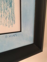 Passe signé par Bastien Vivès et avec le même bleu que "ses" yeux Passe signé par Bastien Vivès et avec le même bleu que "ses" yeux