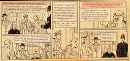 Planche originale - La Marque Jaune strip milieu planche 60