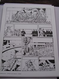 Mise au net dans le portfolio de London Arts "Souvenirs de Blake et Mortimer"