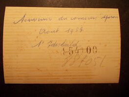 Le verso du document. Le verso du document.
