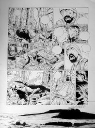 Christophe Bec - Les TOURBIERES NOIRES PLANCHE 3 - Planche originale