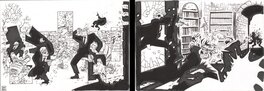 Victor Santos - Polar, Kaiser John Wick, planches originales 1 & 2 - Comic Strip