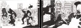 Victor Santos - Polar, Kaiser John Wick, planches originales 1 & 2 - Planche originale