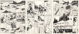 Philippe Berthet - Chiens de Prairie - PL 15-16-17 - Planche originale