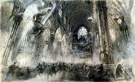 Luis Royo - Malefic Time - Saint Patrick The Spiral - Illustration originale