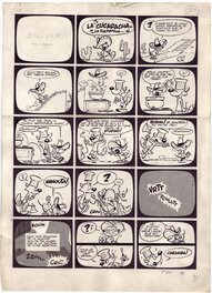 Greg - Bolivar, pl. 1, Tintin 58, 17ème année, n° 20. - Planche originale