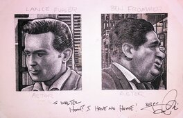 L'art de Cartes à Collectionner Ed Wood- Acteurs Ben Frommer et Lance Fuller