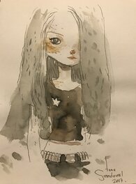 Tony Sandoval - Aquarelle - Illustration originale