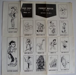 Publicité pour les posters de la Boutique Spirou Publicité pour les posters de la Boutique Spirou