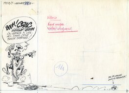 André Franquin - Cul-De-Lampe - Original art