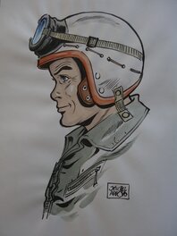 Jean-Michel Arroyo - Buck Danny. - Original Illustration