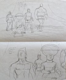 Croquis préparatoire avec texte Croquis préparatoire avec texte
