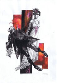 Sergio Toppi - Tosca by Sergio Toppi - Illustration originale