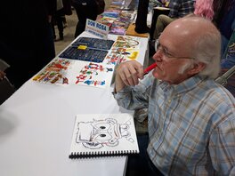Don Rosa pensif. Que rajouter au dessin? Don Rosa pensif. Que rajouter au dessin?