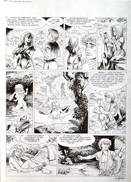 Michel Weyland - Aria – Tome#17 – La vestale de Satan - Planche originale