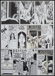 Planche originale - Adèle Blanc-Sec - Le démon de la Tour Eiffel