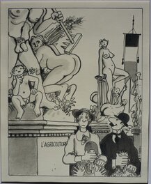 Jacques Tardi - Quand Paris dansait avec Marianne - Illustration originale