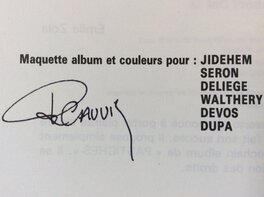 Signature de Cauvin Signature de Cauvin