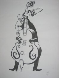 Brüno - Illustration de Jazz - Original Illustration