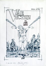 Jean-Yves Mitton - Vae Victis, couverture du T15 'Ambre à Alesia' - Couverture originale