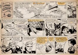 Frank Robbins - Johnny Hazard - sunday 20/11/1966 - Planche originale