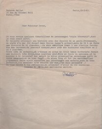 19 / Année 1963 / Courrier de Pat Mallet à Jacques Devos, 29 mars 1963.