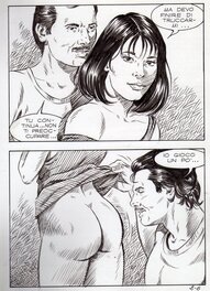 Alberto Del Mestre - Pruriti di moglie , planche 6 - Publication dans Desiderati intimi n°2, Ediperiodici, 1991 - Comic Strip