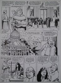 Jean-Christophe Vergne - Bossuet l' aigle de meaux - Planche originale