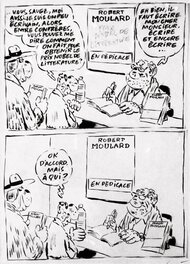 Philippe Vuillemin - "Comment obtenir le Prix Nobel" - Planche originale