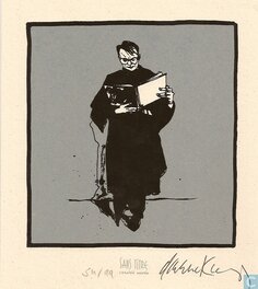 Ex libris tiré de cette planche pour la librairie "Sans titre" Ex libris tiré de cette planche pour la librairie "Sans titre"