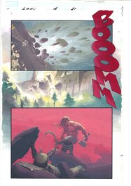 Esad Ribic - Thor/Loki - Planche originale