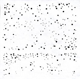 Flocons de neige sur feuille séparée. Flocons de neige sur feuille séparée.