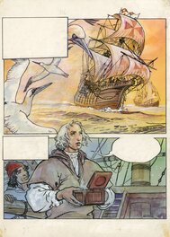 Milo Manara - Christophe Colomb - Planche originale