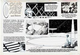 Gene Fawcette - Our New Age - "The Big Ear" 3 novembre1974 - Planche originale