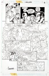 Georges Jeanty - Superman - Man of Tomorrow - "1 000 000" P6 - Planche originale