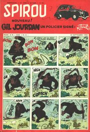 Spirou n°962 - 20 sept 1956 - couverture/première page Spirou n°962 - 20 sept 1956 - couverture/première page