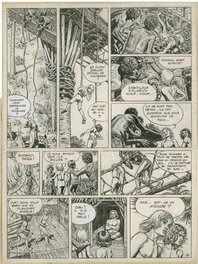 Paul Cuvelier - Le POIGNARD MAGIQUE - Planche originale