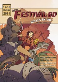 Festival Bulles en Val-Affiche édition 2011 Festival Bulles en Val-Affiche édition 2011