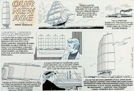 Gene Fawcette - Our New Age - "Dyna-Ship" 9 décembre 1973 - Comic Strip