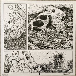 Planche originale - Mouse Guard - The Tale of the Wild Wolf - p7