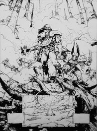 Planche de fin du T1 du "Serment de l'Ambre" Planche de fin du T1 du "Serment de l'Ambre"