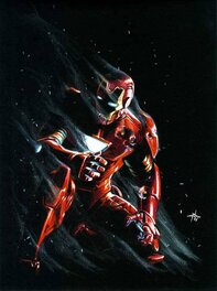 Gabriele Dell'Otto - IRON MAN - Illustration originale