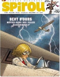 Spirou 4014, dessin publie à la couverture.