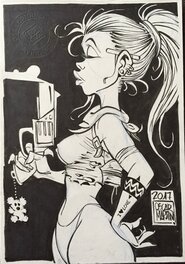 Oscar Martin - Pin up - Original Illustration