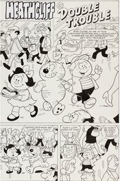 Marie Severin - Heathcliff - "Double Trouble" #53 P1 - Comic Strip