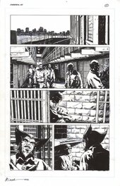 Michael Lark - Michael Lark Daredevil Issue 85 page 17 - Planche originale
