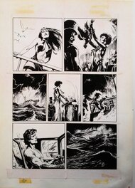 José Ortiz - "Vampirella" issue 98 ( The HaÏtian Connection) - Planche originale