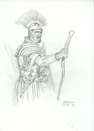 Enrico Marini - Les Aigles de Rome - Illustration originale