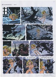 Dany - Cauchemardeuse, pl. 105, couleurs. - Planche originale